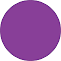 Tape Logic® Inventory Circle Labels, DL613M, 2", Purple, Pack Of 500 1 thumbnail image
