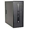 HP EliteDesk 800 G1 Refurbished Desktop PC, Intel® Core™ i7, 8GB Memory, 500GB Hard Drive, Windows® 10 Pro