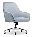 Serta® Chloe Ergonomic Fabric Mid-Back Home Office Chair, Ash Blue