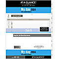 AT-A-GLANCE® Daily 1-Page-Per-Day Loose-Leaf Planner Refill Pages, 8-1/2" x 11", January to December 2024, 491-125