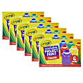 Crayola® Washable Project Paint, 2 Oz, Assorted Colors, 6 Bottles Per Box, Set Of 6 Boxes