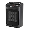 Brentwood® H-C1603 1,500-Watt-Max Portable Ceramic Space Heater and Fan, Black 1 thumbnail image