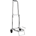 Sparco Compact Luggage Cart, 150 Lb Capacity, Chrome 1 thumbnail image