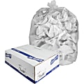 Genuine Joe 0.01 mil Trash Bags, 45 gal, 40"H x 48"W, Clear, 250 Bags