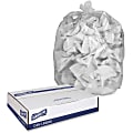 Genuine Joe High-Density Can Liners, 56 Gallons, Clear, Box Of 200 1 thumbnail image