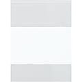 Partners Brand 4 Mil White Block Reclosable Poly Bags, 6" x 8", Clear, Case Of 1000 1 thumbnail image