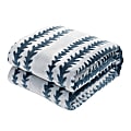 Sedona House Microfiber Flannel Twin Blanket, 60" x 80", Blue