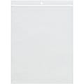 Partners Brand 2 Mil Reclosable Poly Bags With Hang Hole, 6" x 9", Clear, Case Of 1000 1 thumbnail image