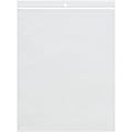 Office Depot® Brand 2 Mil Reclosable Poly Bags With Hang Hole, 6" x 9", Clear, Case Of 1000
