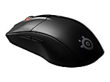 SteelSeries Rival 3 Wireless - Mouse - ergonomic - right-handed - optical - 6 buttons - wireless - 2.4 GHz, Bluetooth 5.0 - USB wireless receiver - matte black