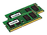 Crucial - DDR3L - kit - 4 GB: 2 x 2 GB - SO-DIMM 204-pin - 1600 MHz / PC3-12800 - CL11 - 1.35 V - unbuffered - non-ECC