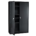 Tennsco Storage Cabinet (Shelves Sold Separately), 78"H x 48"W x 18"D, Black