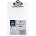 Sparco Plastic Clipboard, 6" x 9", Clear