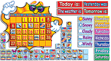 Scholastic Sun Calendar, 18" x 24"