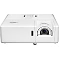Optoma ZW403 3D Ready DLP Projector - 16:10 - White - 1280 x 800 - Front, Rear, Ceiling - 720p - 20000 Hour Normal Mode - 30000 Hour Economy Mode - WXGA - 300,000:1 - 4500 lm - HDMI - USB - 5 Year Warranty 1 thumbnail image