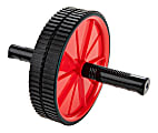 Mind Reader Ab Roller Wheel, 7-1/4"H x 9-1/2"W x 7-1/4"D, Red 1 thumbnail image