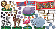 Scholastic Safari Animals Welcome Sign, 18" x 24" 1 thumbnail image
