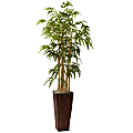 Nearly Natural 4'H Silk Bamboo Tree With Decorative Planter, Green 1 thumbnail image