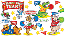 Scholastic Welcome Back Team Bulletin Board Set, 18" x 24"