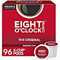 Eight O'Clock Single-Serve Coffee K-Cups®, Original, Box Of 24 Pods, Case Of 4 Boxes