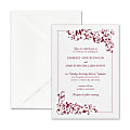 Custom Premium Wedding & Event Invitations With Envelopes, Little Love Birds, 5" x 7", Box Of 25 Invitations