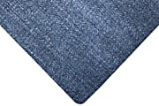 M+A Matting Desk Chair Mat, 35" x 47", Stonewash Blue