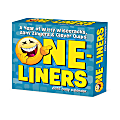 2025 Willow Creek Press Daily Desk Box Calendar, Humor & Comics, 5-1/2” x 6-1/4", One-Liners, January To December, 40980