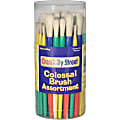 ChenilleKraft Colossal Paint Brush Assortment, Plastic, Multicolor, 58 Brushes