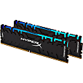 HyperX Predator 32GB (2 x 16GB) DDR4 SDRAM Memory Kit - 32 GB (2 x 16GB) - DDR4-3000/PC4-24000 DDR4 SDRAM - 3000 MHz - CL15 - 1.35 V - Non-ECC - Unbuffered - 288-pin - DIMM 1 thumbnail image