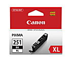 Canon® CLI-251XL Black High-Yield Ink Tank, CLI-251BKXL 1 thumbnail image