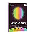 Astrobrights® Bright Cover Paper, Letter Paper Size, 65 Lb, FSC® Certified, Limited Edition Assorted Colors 2, Ream Of 75 Sheets