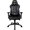 Arozzi Verona Signature Gaming Chair - For Gaming - PU Leather, Metal, Foam - Gold