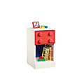 Sauder® Primary Toy Block Furniture Nightstand, 25 5/8"H x 14 7/8"W x 15 1/2"D, Soft White/Multicolor
