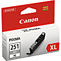 Canon® CLI-251XL High-Yield Gray Ink Tank, CLI-251G XL