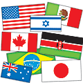 Scholastic Bulletin Board Accents, Flags, 9" x 24"