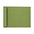 LUX Open-End 10" x 13" Envelopes, Gummed Seal, Avocado Green, Pack Of 500