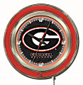 Holland Bar Stool Logo Clock, 15"H x 15"W x 3"D, Georgia