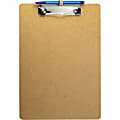 Officemate Letter-Size Wood Clipboard w/Pen Holder, 6PK - 11" x 8 1/2" - Wood - Brown - 1 Each 1 thumbnail image