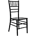 Flash Furniture Advantage Wood Chiavari Chair, Black