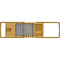BIOS Living Bamboo Bathtub Caddy - 1.4" Height x 8.7" Width x 27.5" Depth - Cell Phone Holder, Adjustable - Bamboo - Bamboo - 6 / Carton