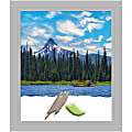 Amanti Art Wood Picture Frame, 24" x 28", Matted For 20" x 24", Brushed Sterling Silver 1 thumbnail image