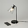 Dormify Ari Charging Desk Lamp, Black