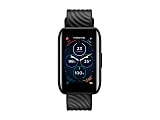 Motorola Moto Watch 40 - Black aluminum - smart watch with strap - silicone - display 1.57" - Bluetooth - 0.92 oz - phantom black 1 thumbnail image