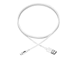 Eaton Tripp Lite Series USB-A to Lightning Sync/Charge Cable (M/M) - MFi Certified, White, 3 ft. (0.9 m) - Data / power cable - USB male to Lightning male - 3.3 ft - white