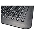 Genuine Joe Flex Step Anti-Fatigue Mat, 2' x 3', Black 1 thumbnail image
