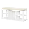 Ameriwood™ Home Parsons Storage Bench, 18”H x 36-13/16”W x 15-3/8”D, White
