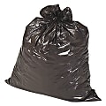 Genuine Joe 2-Ply Can Liners, 60 Gallons, Brown/Black, Box Of 100