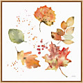 Amanti Art Falling Leaves I by Katrina Pete Framed Canvas Wall Art Print, 22”H x 22”W, Maple