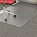 Lorell® Economy Studded Chair Mat, 45" x 53", Wide Lip 1 thumbnail image