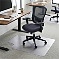 Lorell® Economy Studded Chair Mat, 45" x 53", Wide Lip 1 thumbnail image
